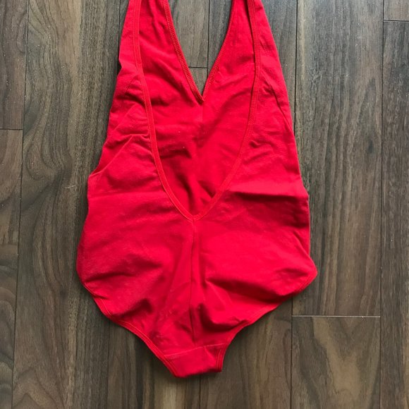Red Bodysuit American Apparel Size Medium - Picture 4 of 4